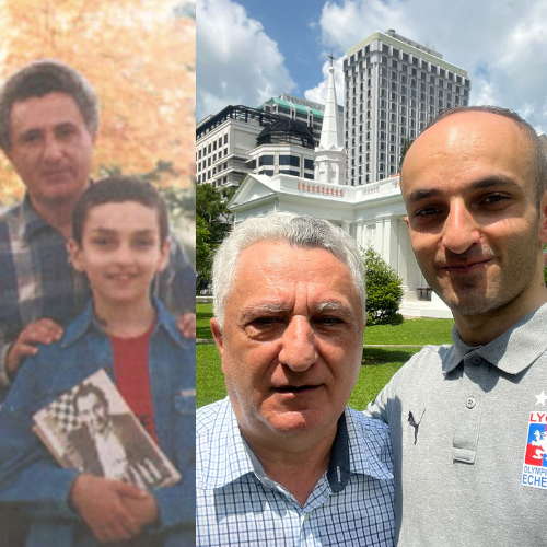 Coach Tigran Reunites with His Former Student from Armenia